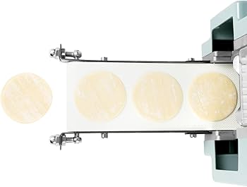 Amazon.com: YIYIBYUS 商用餃子皮機,自動餃子皮機電動餃子機餛飩包裝