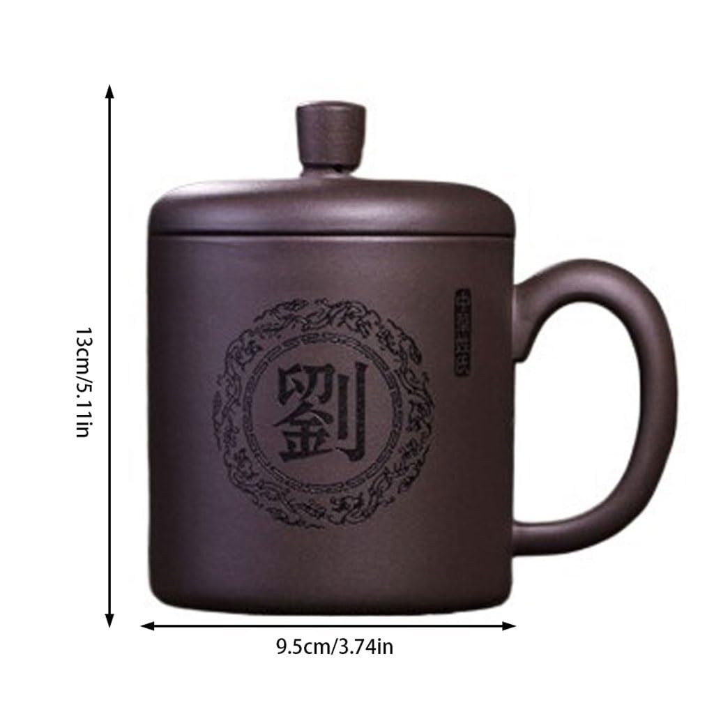 Matcha Filiżanki Spersonalizowana popołudniowa herbata dla mężczyzn Czarna herbata Kubek na wodę Fioletowy Piaskowy Kubek Biurowy Herbata 500 ml Zestaw do herbaty Kubek do zaparzania herbaty