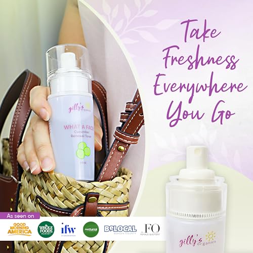 Gilly's Organics Gilly'S Organics, Astringente natural con aloe y árbol de té, minimiza los poros, niebla antiacné, prebase hidratante y zumbido, 85 ml - imagen 4