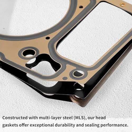 Image of RULLINE 2PCS LS3 5-Layer MLS Head Gaskets Compatible with GM Chevrolet GMC Cadillac 6.0L /6.2L LQ4 LQ9 L96 L76 LY6 L92 L99 Series Engines 12622033