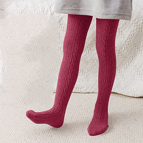 Girls Cable Knit Pantyhose Solid Color Stockings Tights Baby Girls Comfy Soft Seamless Leggings Yoga Dance Ballet Outfits3