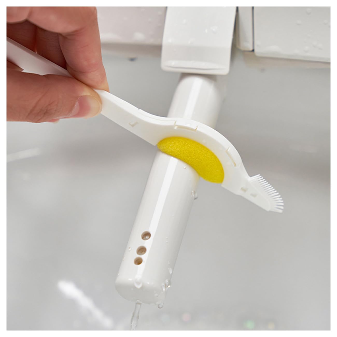 15 Pack 3 in 1 Smart Toilet Seat Water Sprayer Electric Bidet Seat Nozzle Brush Set — view 2