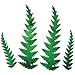 Crystal Candy Wafer Paper Garden Ferns, Ruffled Green