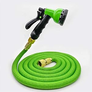 Release Uitbreidbare Magische Tuinslang Onder Druk Zetten Flexibele Tuinders Waterslangen Krimpt Tuinslang Uitbreidbaar (Color : Green, Size : 33FT-10M Extended)