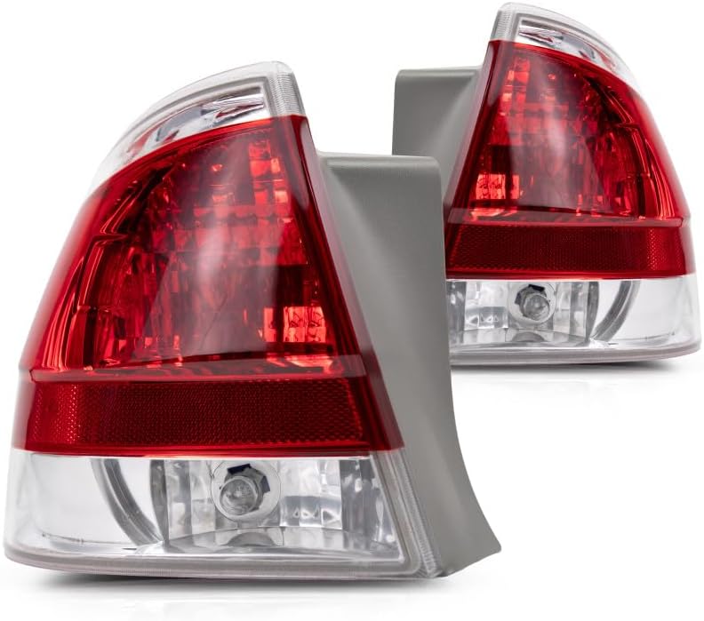 For Ford Focus 2008 Tail Light Driver and Passenger Side | Pair | Replacement For FO2800214, FO2801214 | 8S4Z13405D, 8S4Z13404D
