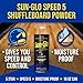 TwigtoNest Complete Shuffleboard Care Kit: Sun-Glo #5 Star Powder (Med Speed), Pro Series Silicone Spray & Mini Dustpan/Brush Set