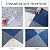 40pcs Commercial Squares Carpet Floor Tiles 20x20 Inch Carpet Tile 108 Sqft Tile Stickers Non Slip Multi-Purpose Floor Mat -for Residential & Commercial Flooring Use(Color:Green)