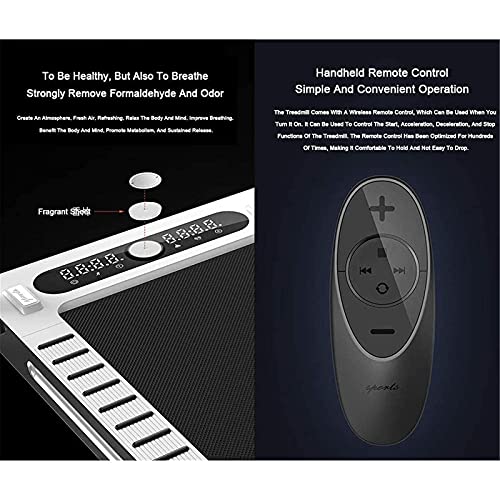 Cinta de correr plegable Slim para ejercicio en casa miniatura 4