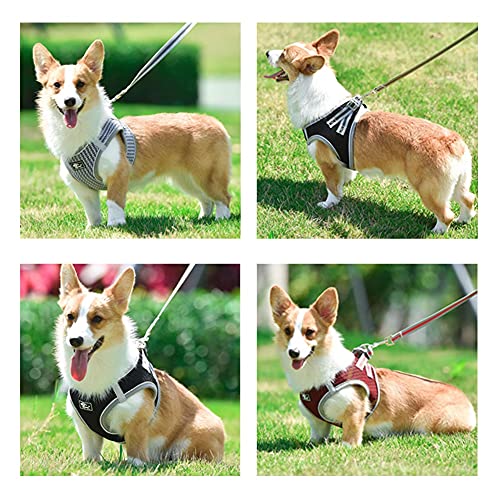 CROWATTS Dog Harness with Leash Set,Soft Mesh Comfortable Puppy Harness,Adjustable Reflective Vest Harness for Small… - Image 6