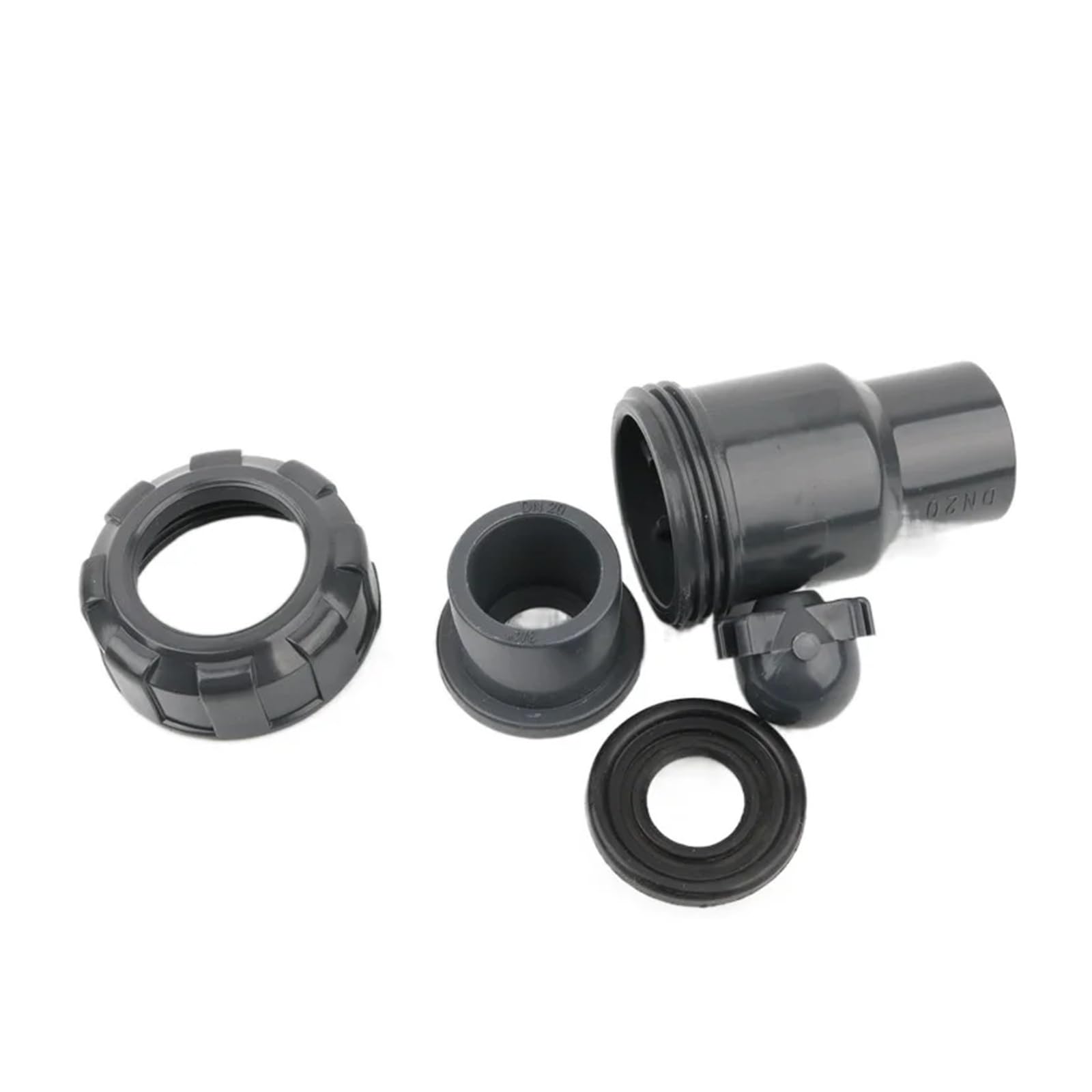 Clapet anti-retour en PVC pour irrigation d'aquarium et jardin, dispositif de contrôle du débit d'eau durable, 1 pièce