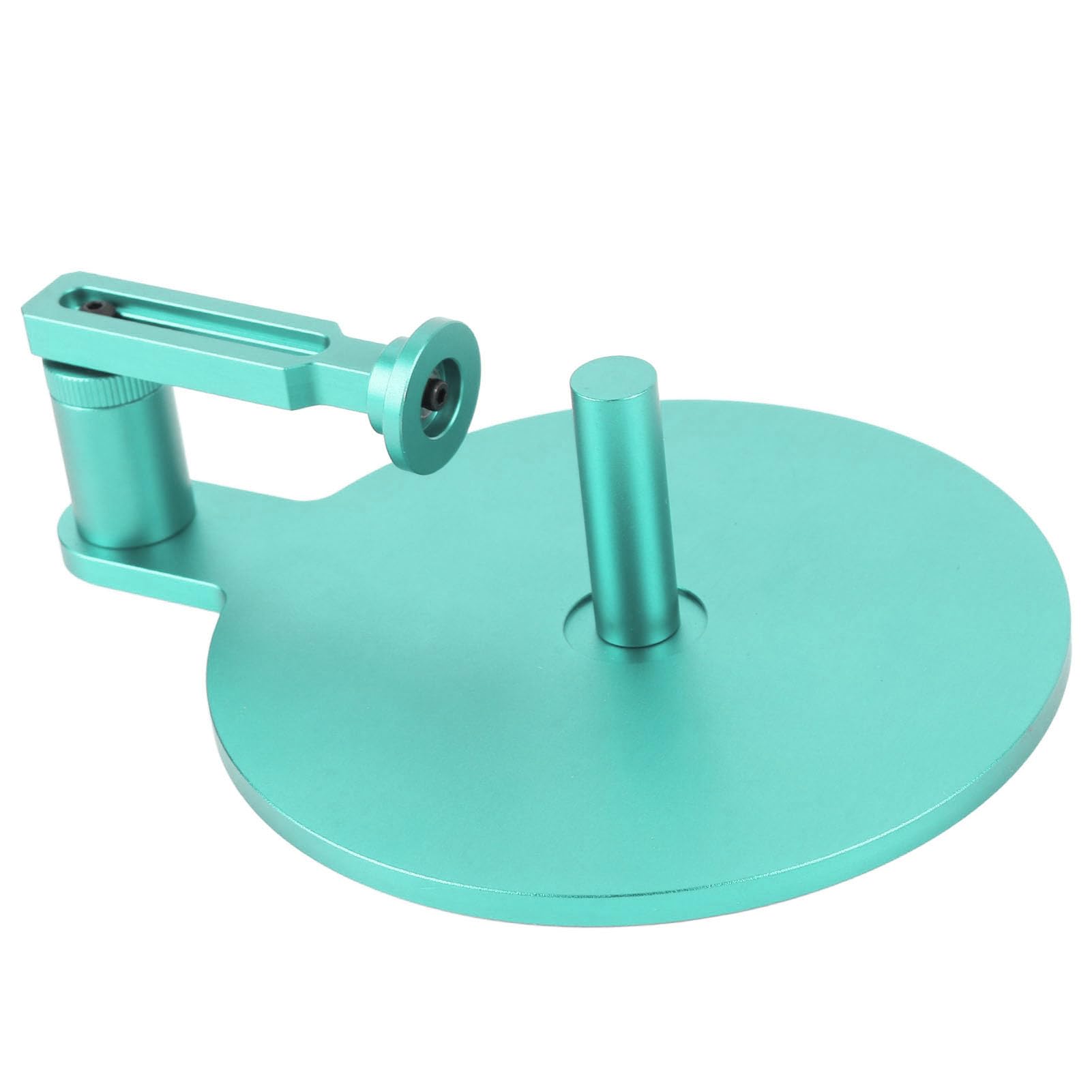 Rosvola Kit de Pegado de Neumáticos para Coche RC, Herramientas de (Cyan) | Construcción metálica, rodillo de presión ajustable, versátil para ejes 1/18-1/8, fácil de usar