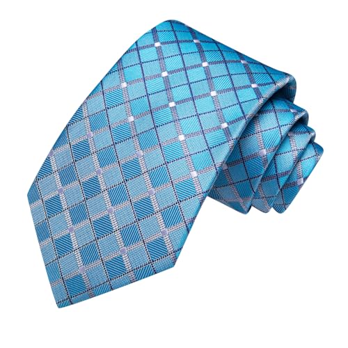Image of Hi-Tie Mens Paisley Floral Striped Ties Set Silk Necktie and Lapel Pin for Men Pocket Square Cufflinks Set Business Wedding