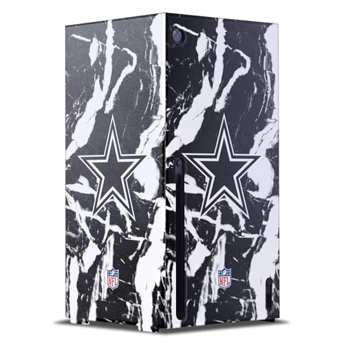 Autocollant Xbox Series X Enveloppement de Console de Jeu NFL Dallas Cowboys Marbre