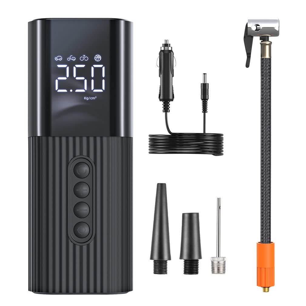 Buy Tire Inflator Portable Air Compressor, 150PSI Cordless Air Pump 12V