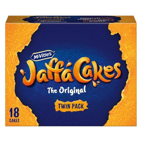 McVities Jaffa Cakes Original Chocolate Biscuits Twin Pack 18 Cakes 198g