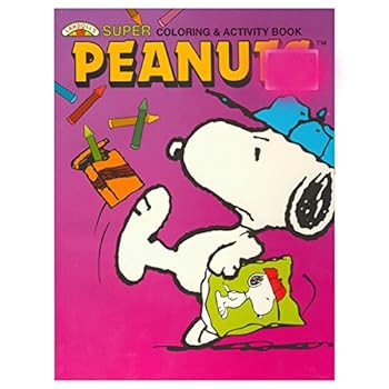 Toy Peanuts Snoopy Super Coloring & Activity Book