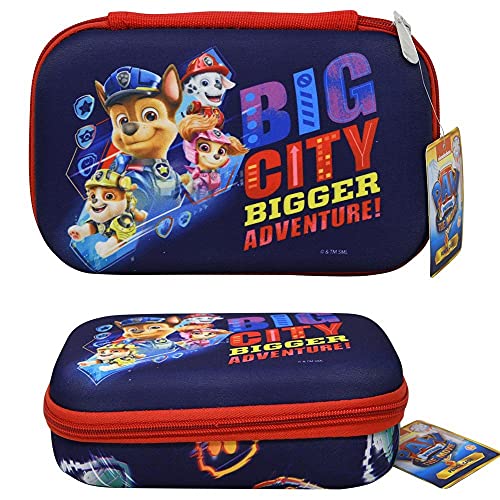 Innovative Designs Paw Patrol Pencil Case - 5x8 Pencil Box and Crayon Box for School, Cool Superhero Storage Box, Handy Hard Shell Pencil Case with Zipper for Markers, Pencils and Crayons for Kids