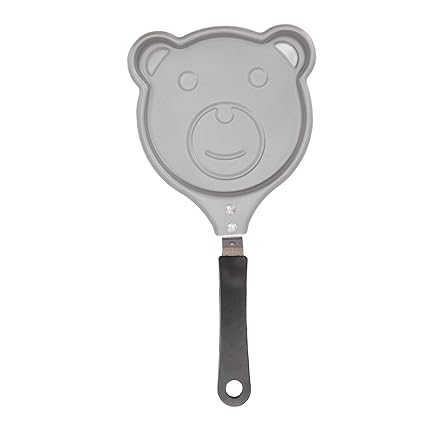 TOPINCN Mini Egg Pan, Nonstick Egg Frying Pan Omelet Pan Innovative Korean Breakfast Pot DIY Mini Breakfast Pan Small Egg Pancake Mold (Bear)
