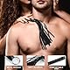 GKLWEJ Halskette Leder Halsband, Herz Kette Damen mit Kettenseil und Peitsche, Halsband Damen für Sex, Fesseln für Frau Sex, Sex Spielzeug für Frauen Herren