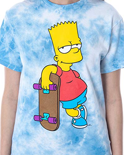 The Simpsons Juniors' Bart Simpson Tie-Dye Skimmer T-Shirt3