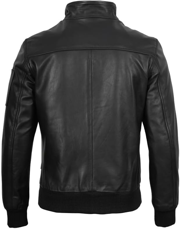 Decrum Leather Jacket Men - Casual Stylish Cowhide Leather Jackets for Men - Image 4