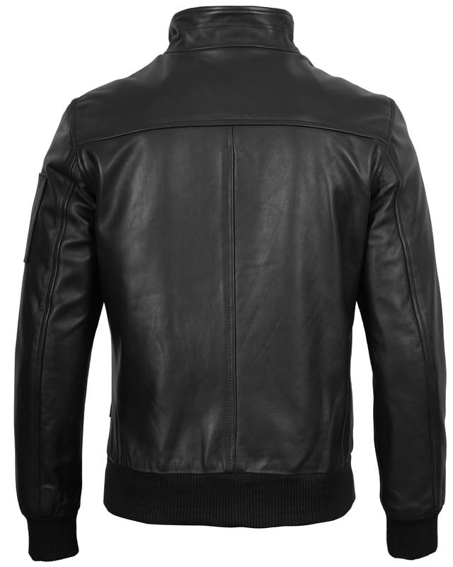 Image of Decrum Leather Jacket Men - Casual Stylish Cowhide Leather Jackets for Men