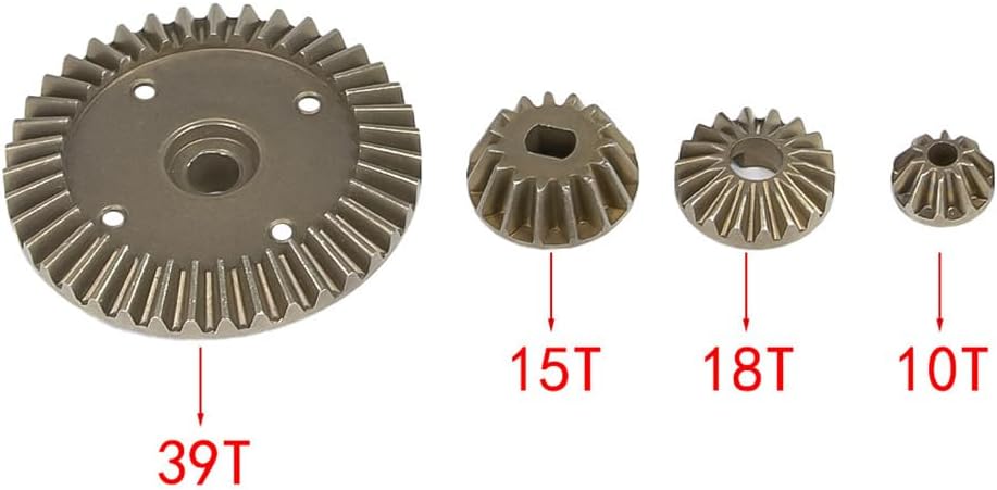 Metal Front Rear Differential Gear Diff Gear RC Parts for Tamiya XV-02 MB-01 XM-01 RC Car