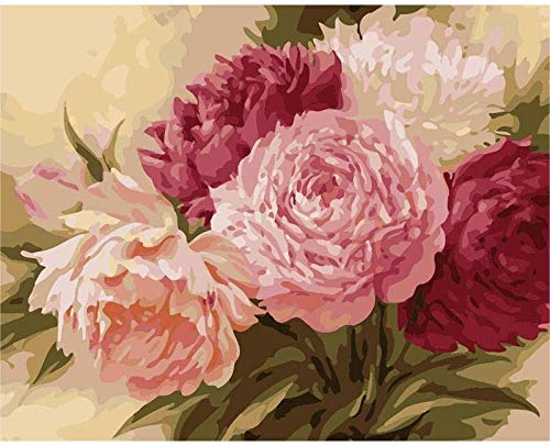 Preisvergleich Produktbild Knncch Puzzle 1000 Piece DIY Holzspielzeug Einzigartiges Geschenk Wohnkultur Pfingstrosenblume im chinesischen Stil