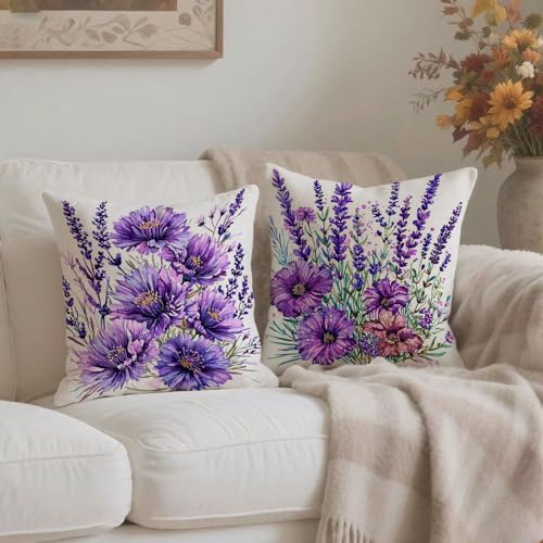 Housse coussin 80x80cm imperméable anti-tache lot de 2 - 4