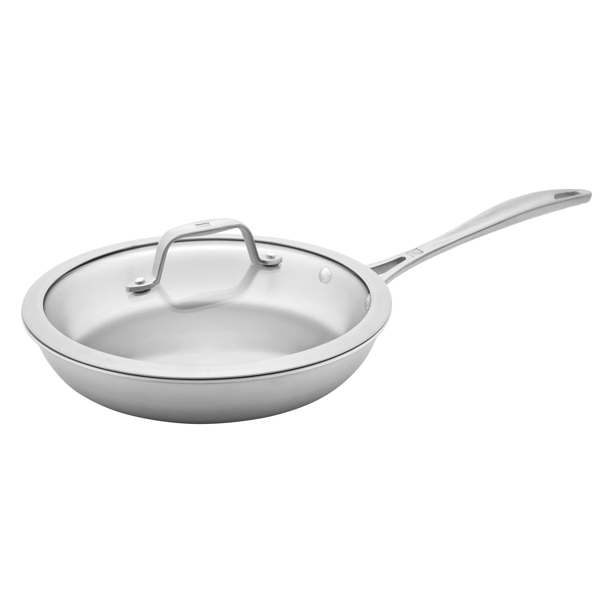 Spirit 3-ply 9.5-inch Stainless Steel Fry Pan with Lid