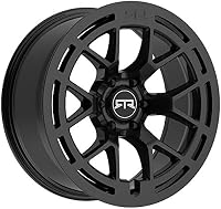 RTR Tech 6 17x9 0 Satin Black