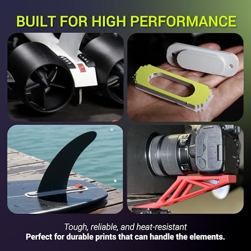 Image of Polymaker Fiberon Blue PET-GF15 3D Printer Filament 1.75mm 1KG, 15% Glass Fiber Reinforced, High Strength & Heat Resistance, Ideal for Automotive, Industrial & Functional Parts, AMS Compatible