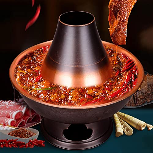 Olla Hot Pot de carbón cobre 36 cm DRAISE miniatura 3