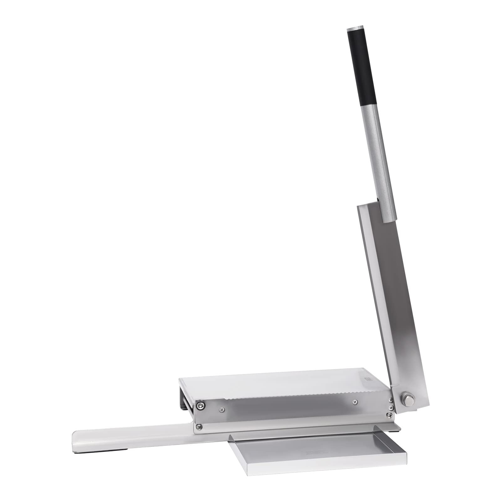 GEYOPMID Lectric Slicer, 16 Inch Stainless Steel Manual Guillotine Bone Meat Cutter Machine with 60° Blade Tip Bone Cutter with 13.78 Inch Handle and Food Spatula for Kitchen Beef Goat Pig Fish