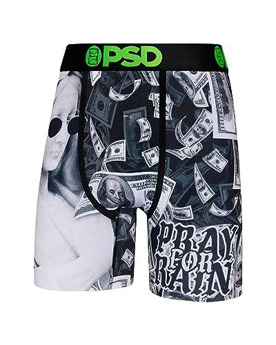 PSD Men's Pray For Rain Boxer Briefs, Multi, S