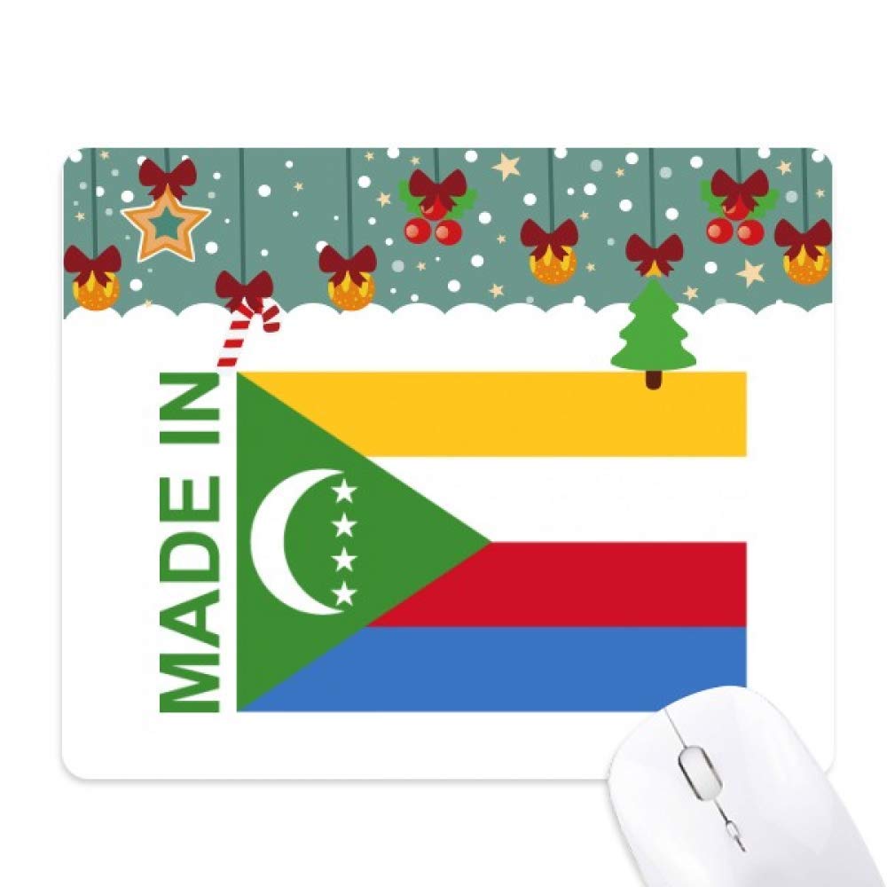 Tapis de souris Noël caoutchouc des Comores cadeau original