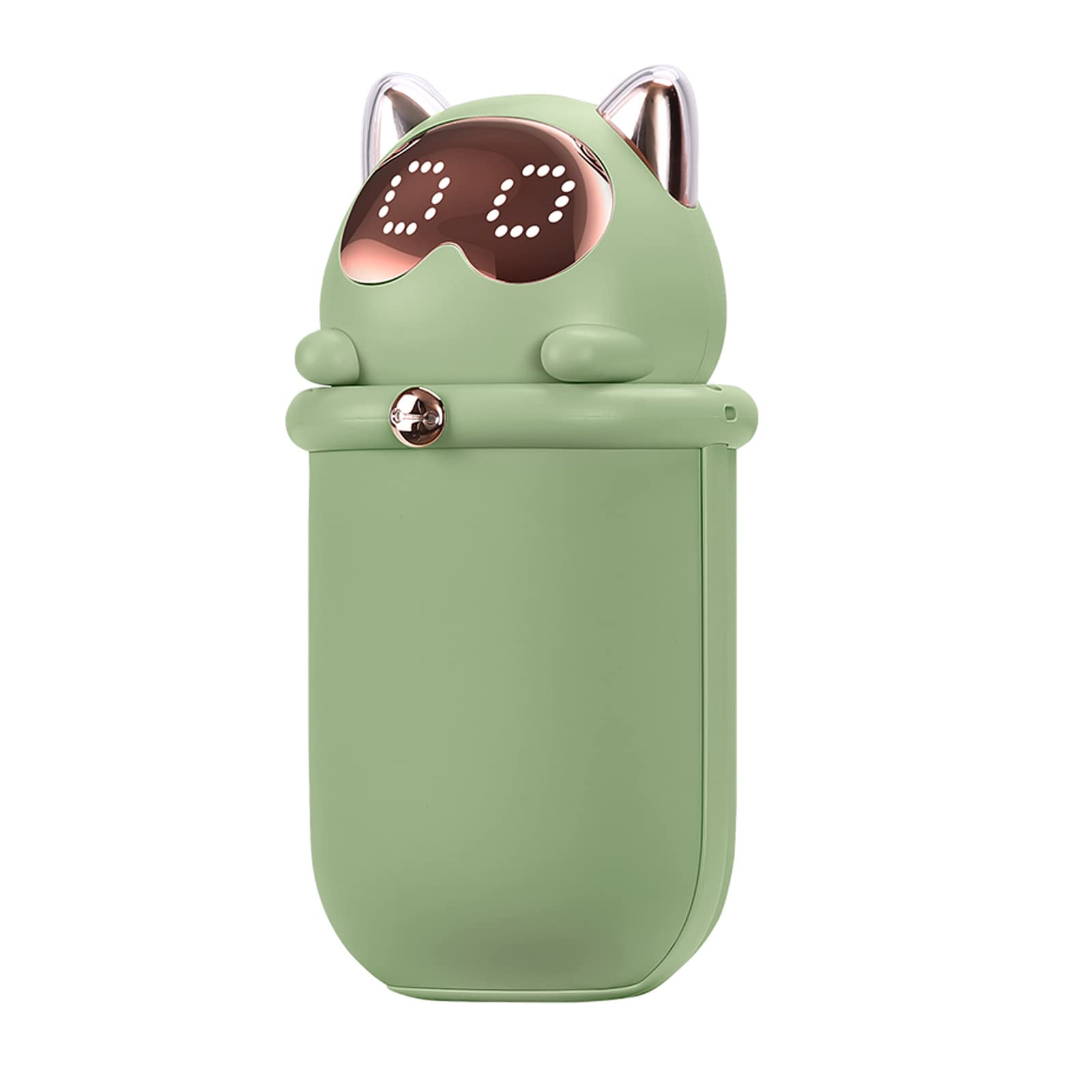 Mini 10000mAh Electric Hand Warmer P-ower B-ank 2 Adjustable Heating Levels/LEDs Screen Display/ 6 Cute Expression Design/Adjustable Shoulder Strap/Type C Chargeing Port Portable for Home Daily