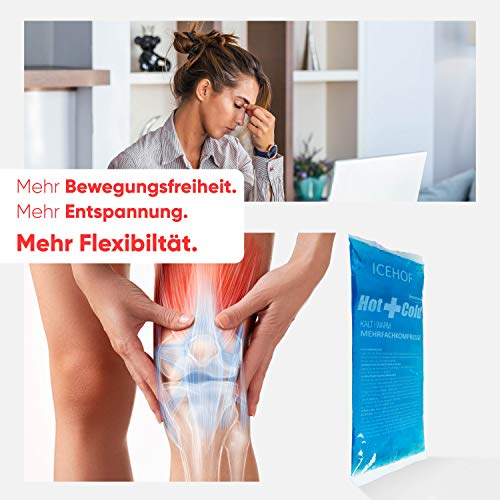 ICEHOF Koelpads (5x) met vlieshoes - knuffelzacht, lange koelduur, verschillende maten Family-set, koelpack gel koelgel… - Image 8