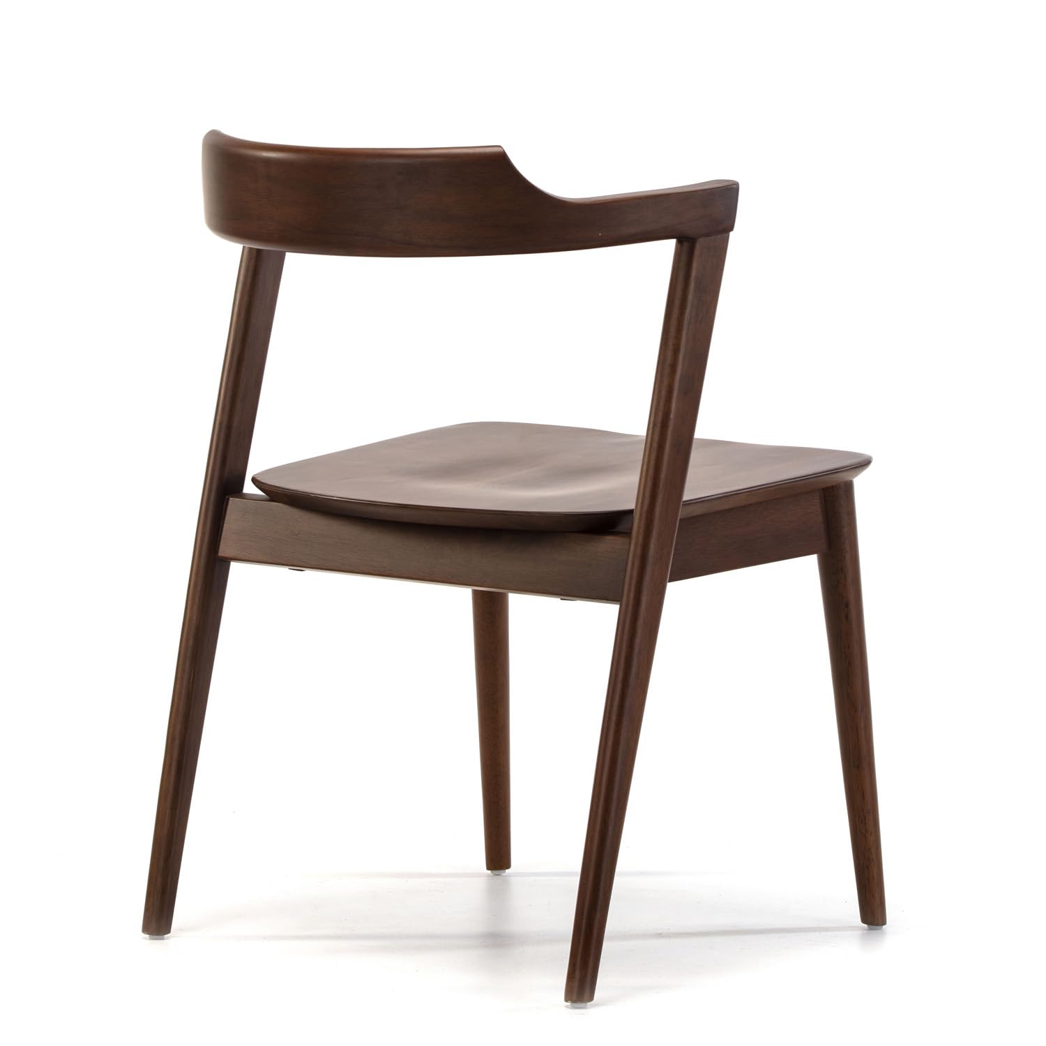VS Venta-stock Pack 2 sillas Venus Color Nogal, Madera Maciza, 58 cm (Largo) 57,5 cm (Profundo) 76 cm (Alto)