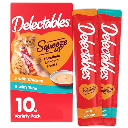 Hartz Delectables Squeeze Up Interactive Lickable Wet Cat Treats ...
