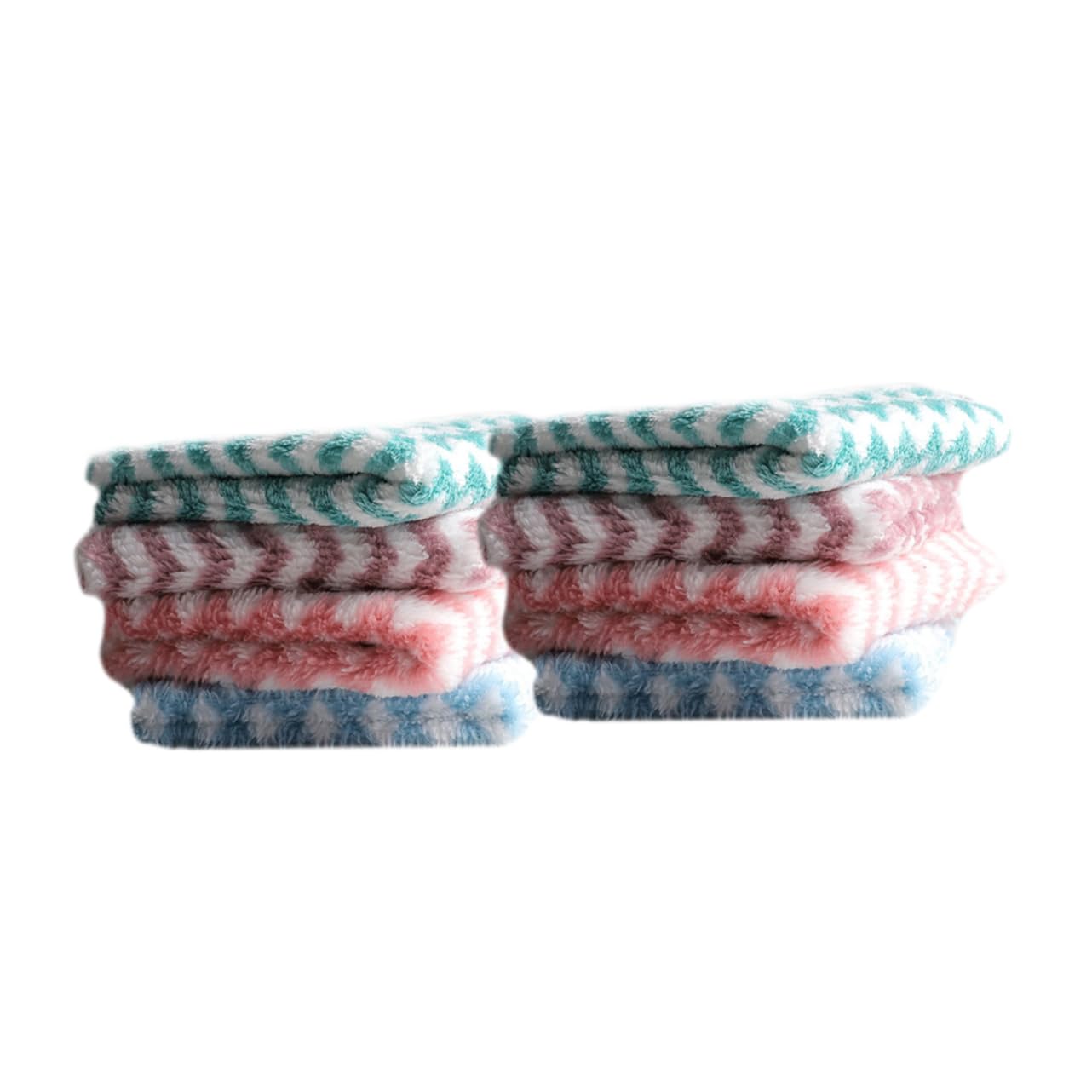 Lot De 3 Serviettes Microfibre Bleues CarCarez - Pour Vitres Et Surfaces - 24 X 16 Pouces