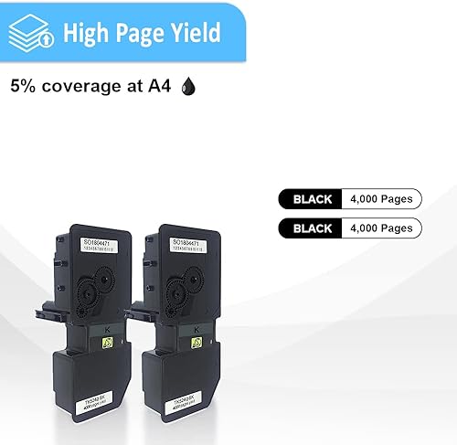 Miniatura 3 de Compatible TK-5242 TK5242 TK5242 Cartucho de tóner 4000 páginas para impresoras láser Kyocera ECOSYS P5026cdn P5026cdw M5526cdn M5526cdw TK 5242