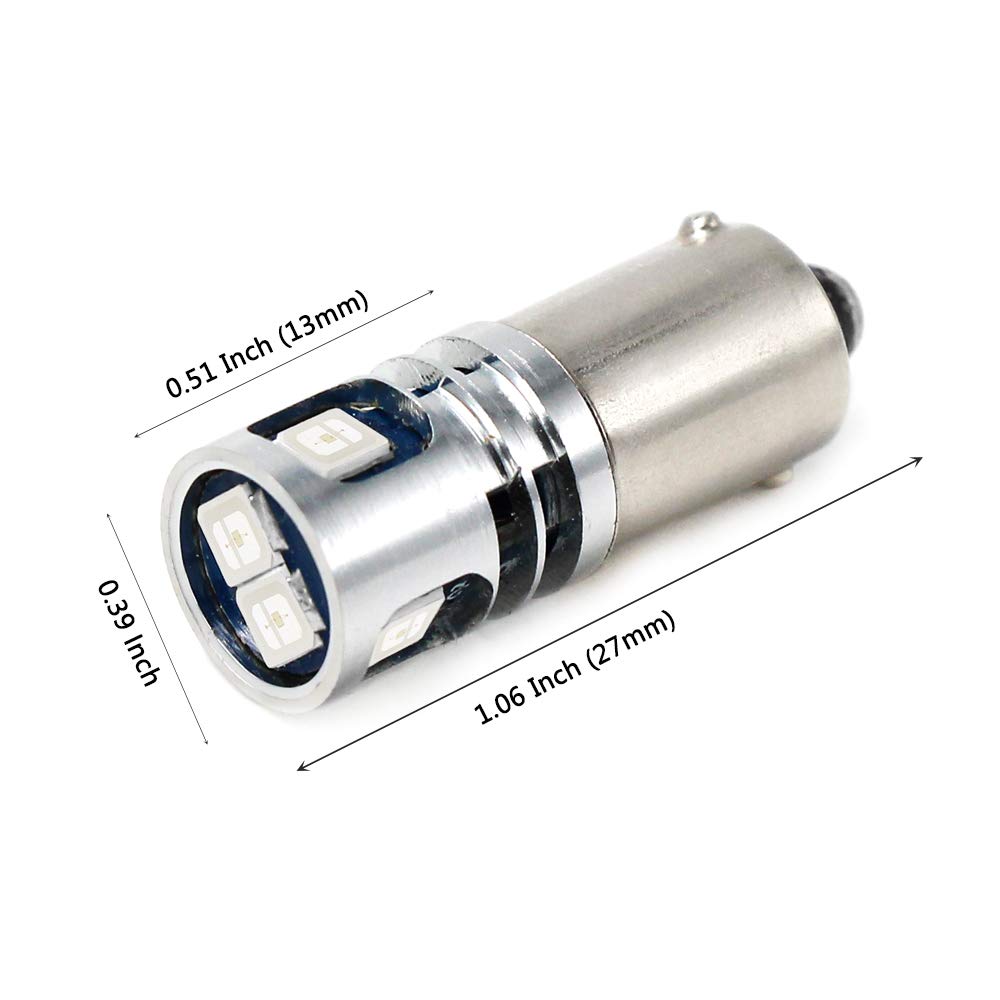 Amazon.com: PHINLION Super Bright 2835 5-SMD BA9 BA9S 57 756 1816