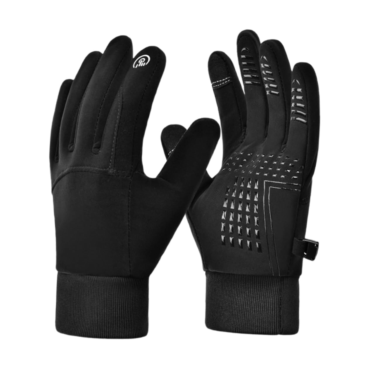 STOBAZA Warm Windproof Gloves Cycling Gloves Anti-Slip Waterproof for Winter Riding