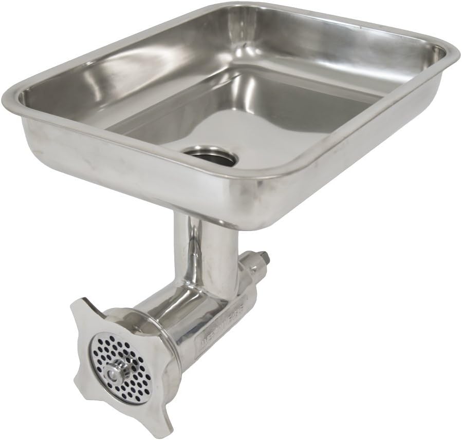 American Eagle Food Machinery #22 Meat Grinder Attachment Kit Stainless Steel Fits #12 Hub