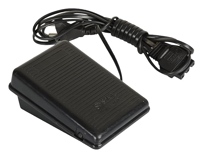 Foot Pedal Controller Compatible with Singer Automatic Sewing Machine, Black, 220-240V, Indian Plug-picture-10