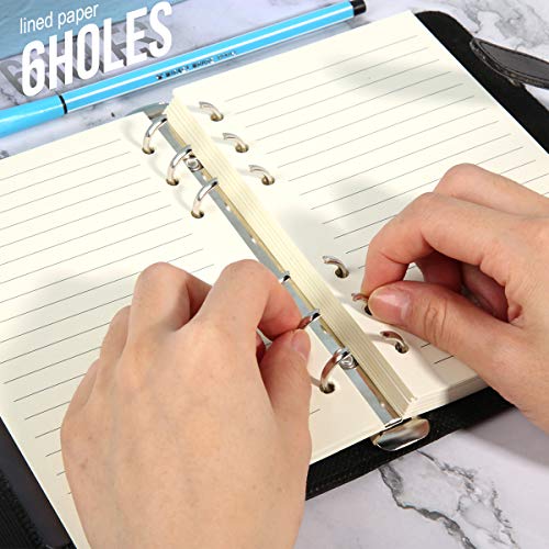 image for Purture Refill Lined Paper, A6 Refill Paper, Leather Journal Refills L