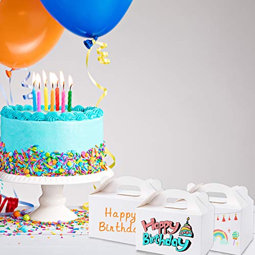 Moretoes 48 Pack White Treat Boxes Gable Boxes Party Favor Boxes Paper Gift Boxes For Birthday Party Shower 6 X 3.5 X 3.5 Inches #TOP6