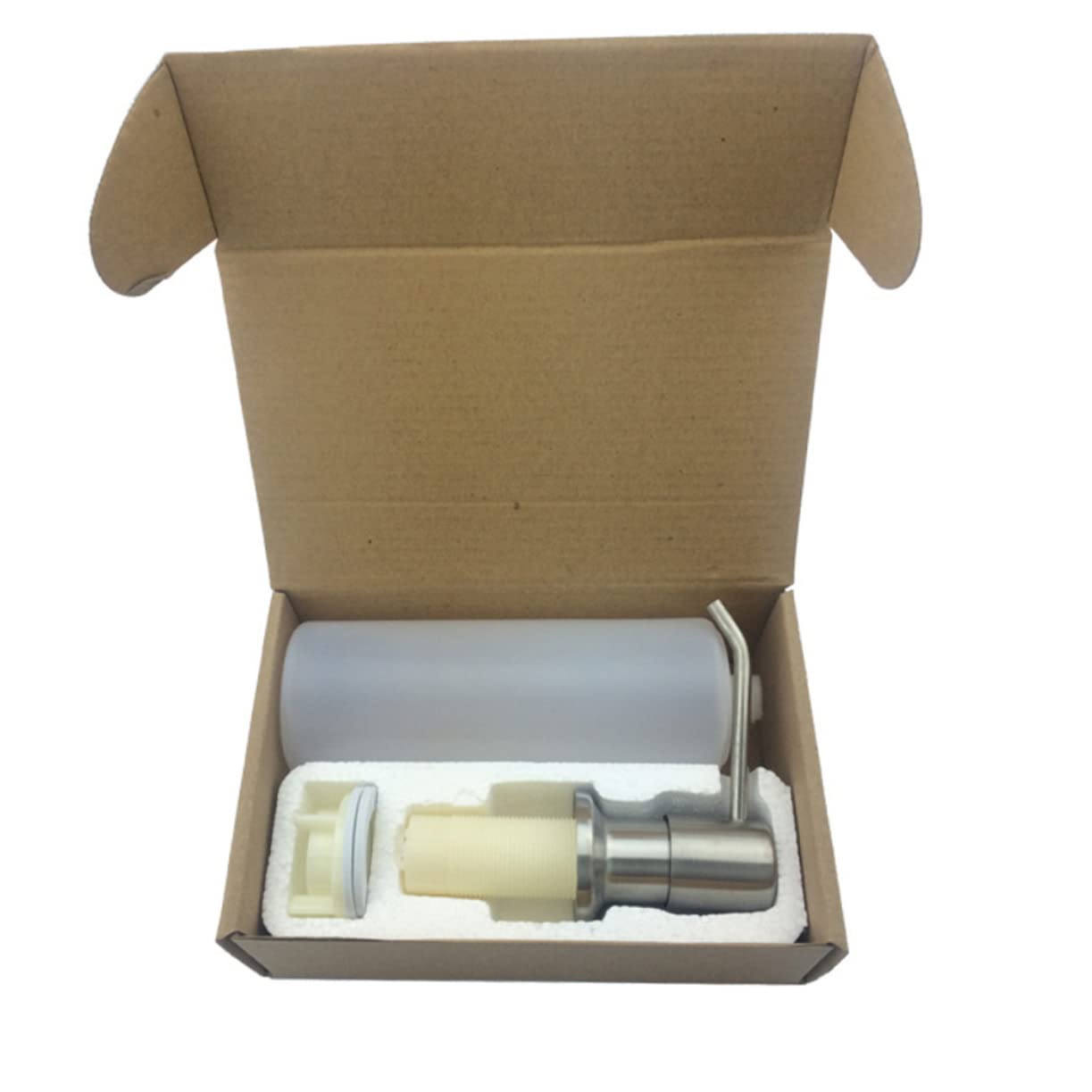 UKCOCO 2 Unidades Dispensador de Jabón Bomba Dispensadora de Cocina Capacidad de 300 Ml Fácil Instalación y Rellenado Repetido para Uso Diario en Cocina y Cuarto de Baño
