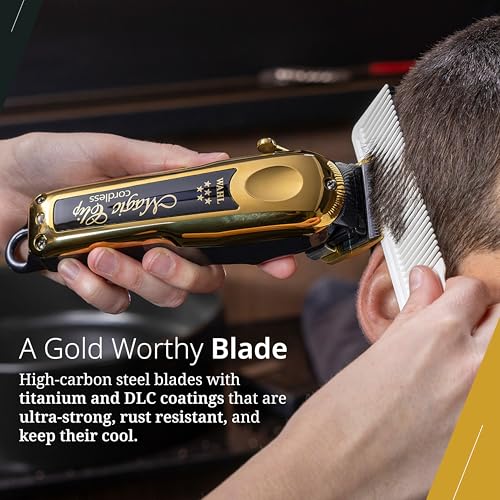 Wahl Professional 5 Star Cordless Lithium Gold Magic Clip - Model 56445 by Wahl - Used condition - Image 2